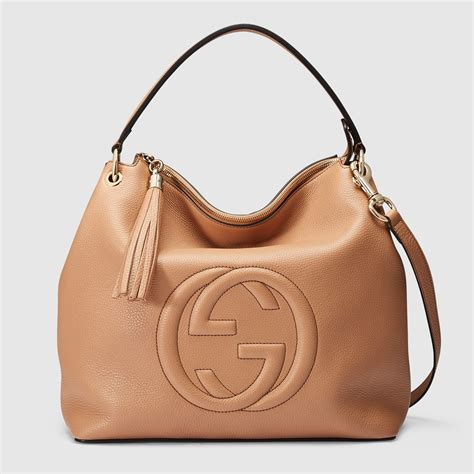 gucci soho hobo shoulder bag|gucci hobo bag dark brown.